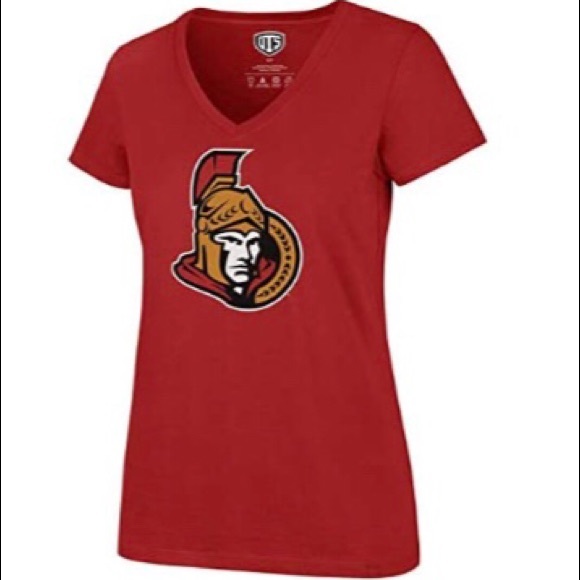 NHL Ottawa Senators Women’s V-Neck T-Shirt - Picture 3 of 3